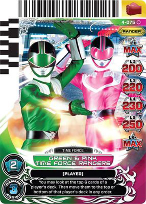 Green and Pink Time Force Rangers 075
